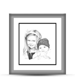 Completed portrait from photo